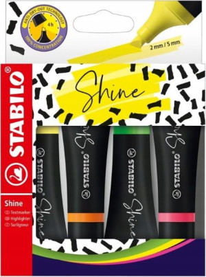 STABILO Shine etui 4 szt.