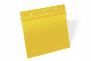Durable Kieszeń Magazynowa żółta A4 Pozioma 175404
