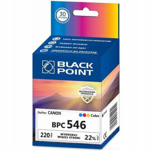 Tusz Blackpoint Bpc546 Zastępuje Canon Cl-546