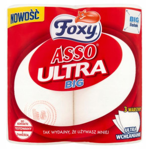 Ręcznik Papierowy Foxy Asso Ultra 2 Sztuki