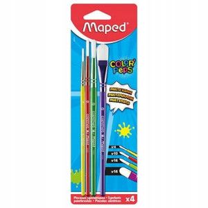 Pędzle Syntetyczne Colorpeps Mix 4Szt Maped