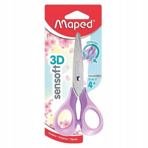Maped Nożyczki Sensoft pastel elast. uchwyt fiolet