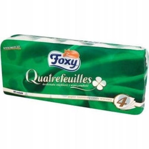 Papier Toaletowy Foxy Quatrefeuilles 4wart 10 rol
