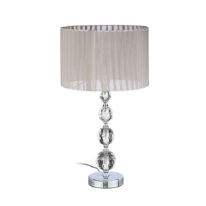 Lampa stołowa nocna kryształowa Glamour Relaxdays