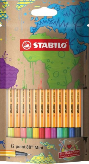 STABILO point 88 Mini mySTABILOdesign etui 12 szt.