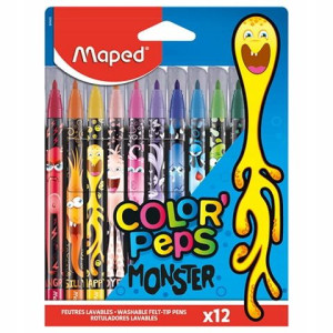 Flamastry Colorpeps Monster 12kol Maped 845400