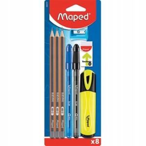 Zestaw przyborów do pisania 8 Elementów Maped