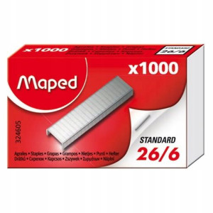 Zszywki 26/6 1000 Szt Pudełko 324605 Maped