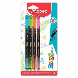 Cienkopis Graph Peps Deco Fancy 4szt 749043 Maped