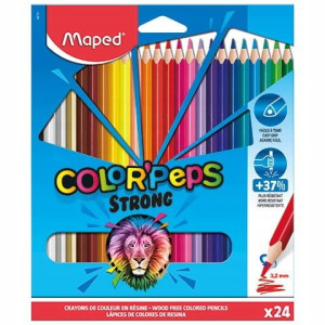 Kredki Colorpeps Strong 24kol 862724 Maped