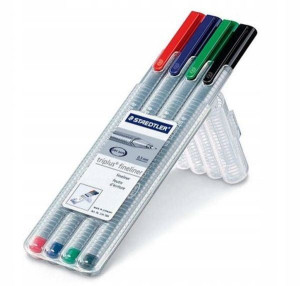 Staedtler Cienkopis Triplus Trójkątny 4 Etui