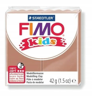 Fimo Masa Plastyczna Kids Jasnobrązowy 42g Kostka