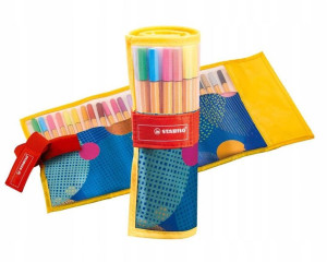 Stabilo Cienkopis 25kol POINT 88 Rollerset