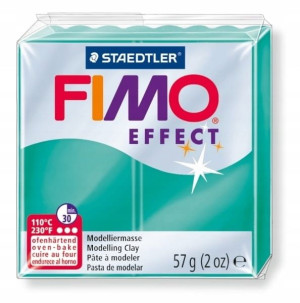 Fimo Masa Plastyczna Effect Zielony Przezroczysty
