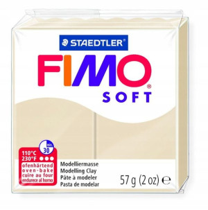 Fimo Masa Plastyczna Soft Piaskowy 57g Kostka