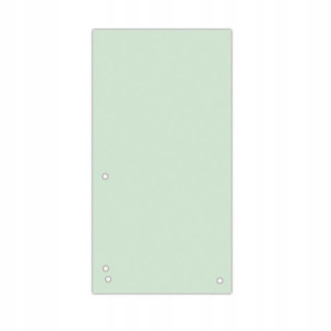 Przekładki karton 1/3 A4 235x105mm 100szt zielone