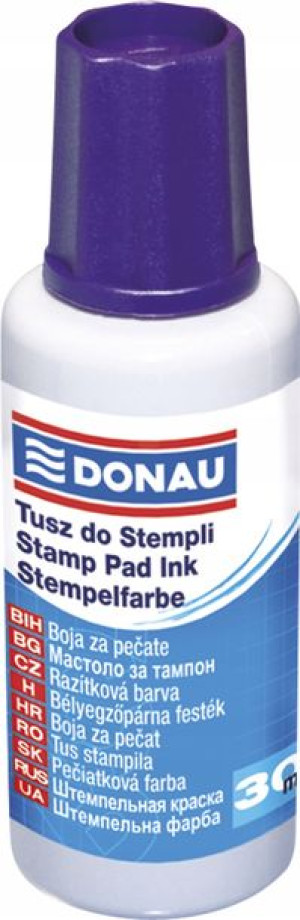 Tusz do pieczątek DONAU 30ml fioletowy do stempli