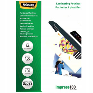 Folia do laminacji Fellowes 100mik A4 100szt.53511