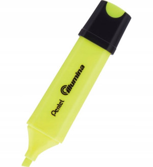 Pentel Zakreślacz płaski żółty SL60-G