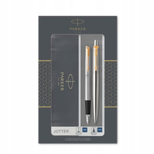 Zestaw Parker Jotter Stainless Steel GT