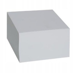 Kostka biała 85 x 85 x 35 klej Idest HS0003