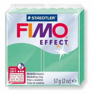 FIMO Masa Effect zielony jadeit transp-perłowy 57g