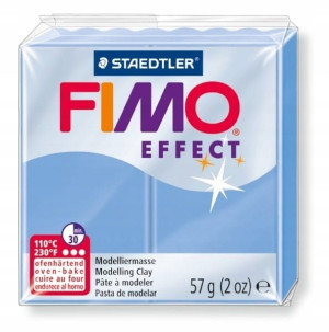 FIMO Masa Effect niebieski agat transp-perłowy 57g