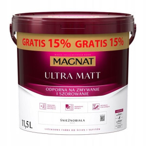 Magnat Ultra Matt 11,5l Farba Lateksowa Do Sufitów