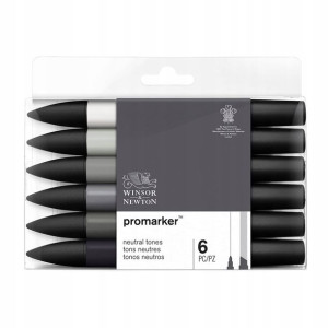 Promarkery 6 NEUTRAL TONES Winsor&Newton