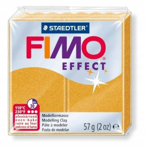FIMOmodelina Effect złoty metaliczny 57g kostka