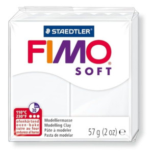 FIMO modelina Soft biały 57g kostka STAEDTLER