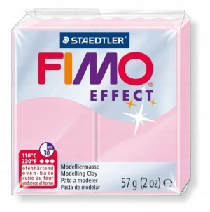 FIMO modelina Effect różowy pastelowy 57g kostka
