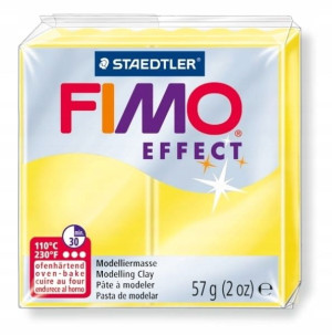 FIMO modelina Effect żółty przezroczysty 57g