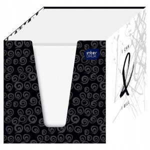 Kostka papierowa biała 90x90x90mm Interdruk