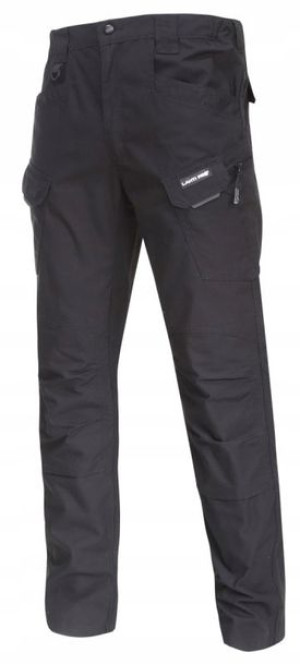 Spodnie Slim Fit Bojówki Czarne Xl Lahti Pro