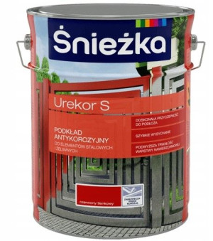Farba Śnieżka Urekor S Antykorozyjny Czerwony 5l