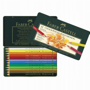 Kredki polychromos zestaw 12 kolorów Faber-Castell