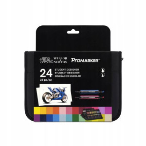 Zestaw 24 kolory Promarker box Winsor & Newton