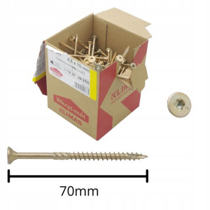 Wkręty Ciesielskie Do Drewna 4,5x70 Torx 250szt