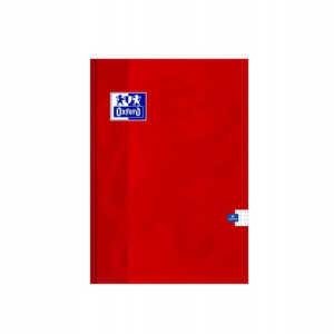 Brulion Oxford Esse Szyty A5 96 Kartek Czerwony