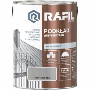 Rafil Podkład Antykorozyjny Szary Okienny 5l