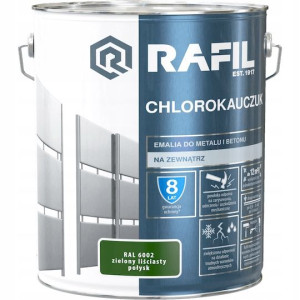 Rafil Chlorokauczuk Zielony Liściasty Ral6002 10l