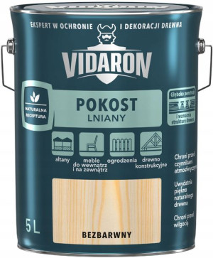 Vidaron Pokost Lniany Do Drewna 5l - Bezbarwny
