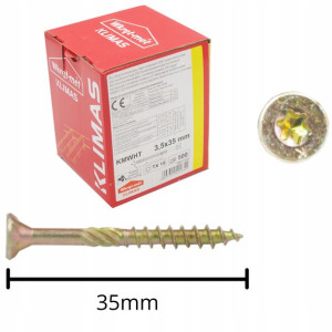 Wkręty Ciesielskie Do Drewna 3,5x35 Torx 500szt