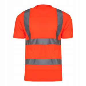 Koszulka T-shirt ostrzegawcza pomarańcz M Lahti