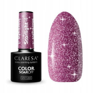 Claresa Lakier hybrydowy Starlight 4 Magenta Flash
