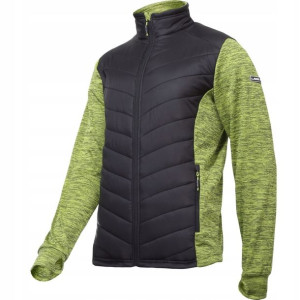 Bluza ocieplana pikowana zielono-czarna 2XL Lahti