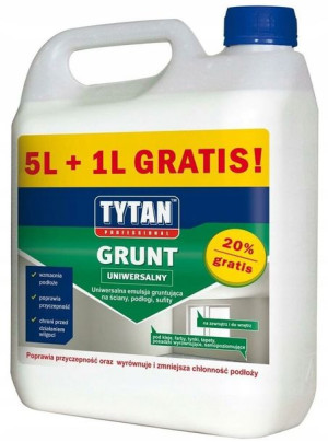 Grunt Uniwersalny Emulsja Xxl Tytan 6l