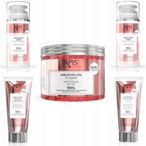 APIS Nawilżający zabieg krem peeling sól balsam