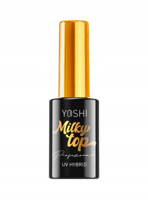 Yoshi Top hybrydowy do paznokci Milky Top UV 10 ml